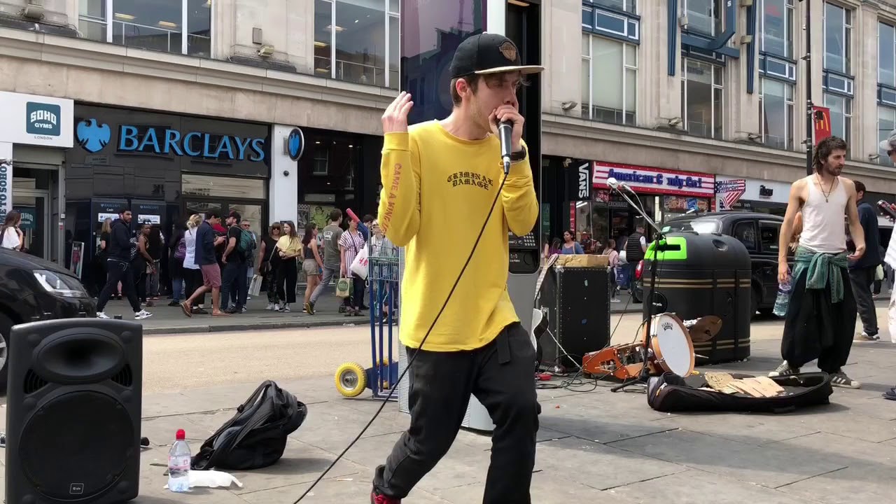 Beatboxing in Camden Town