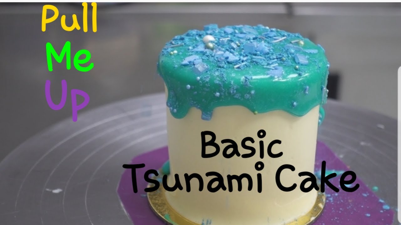 TSUNAMI  CAKE DESIGN|| BASIC  TUTORIAL