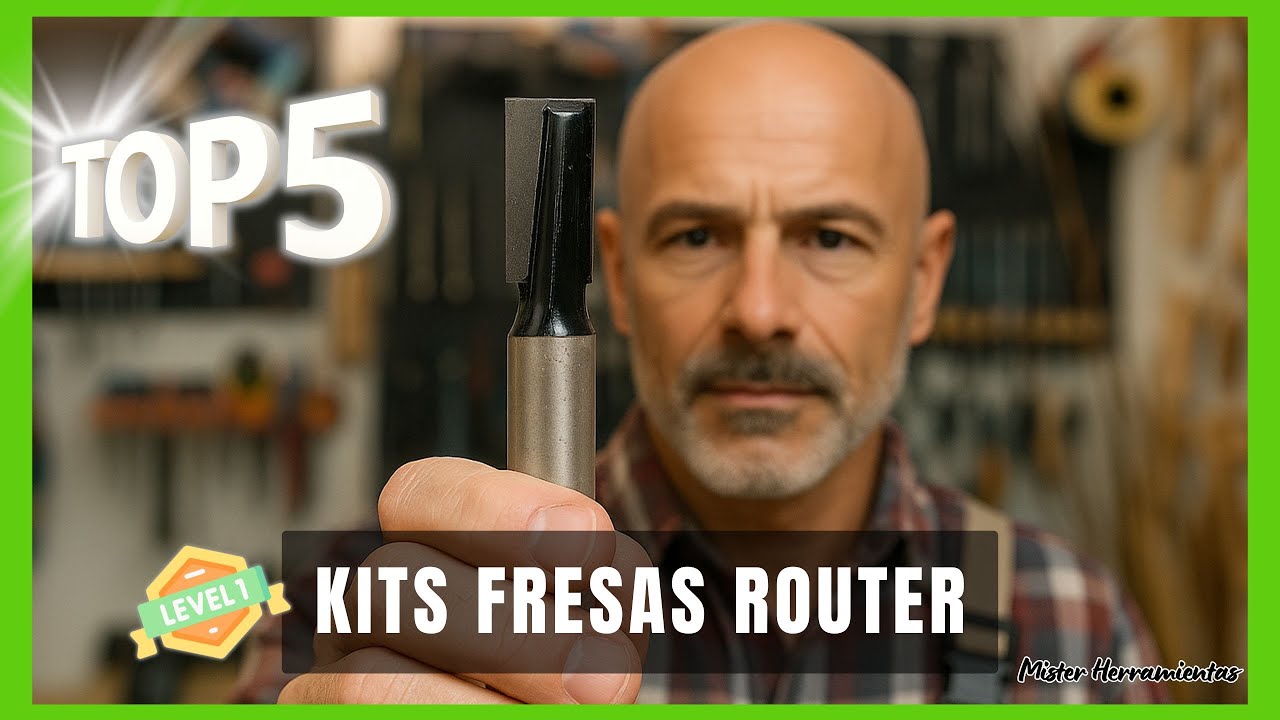 Los 5 Mejores Juegos de Fresas para Madera Ideal Principiantes | Kits Baratos y Gama Media