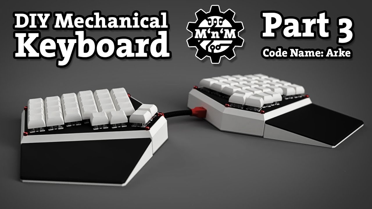 P4: Fully DIY Mechanical Keyboard (Code name: Arke)| Wiring & Firmware | Part 3