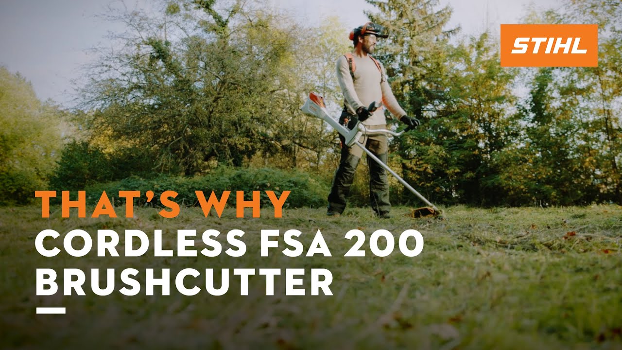STIHL FSA 200 Cordless Brush Cutter | That&rsquo;s why ​