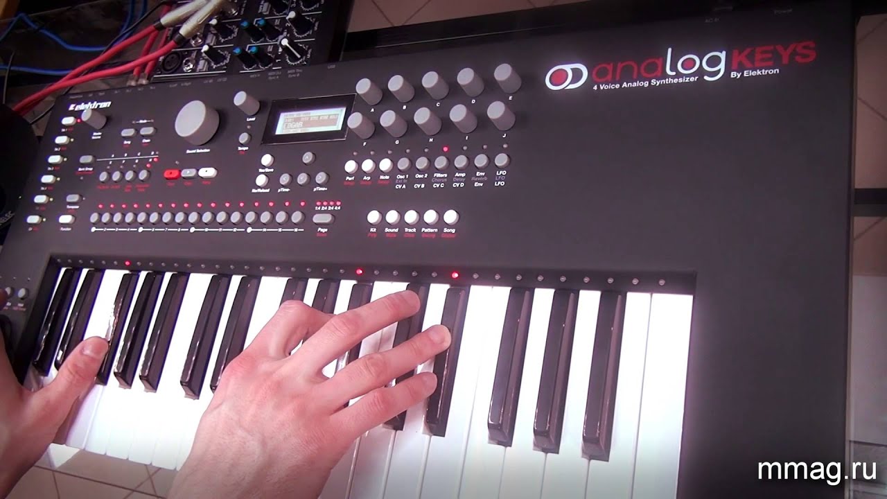 Elektron Analog Keys - аналоговый клавишный синтезатор - обзор и демо