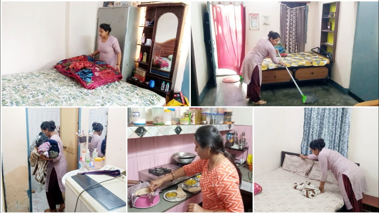 🌄Morning Cleaning Routine 💁सुबह फुर्ती से पूरे घर की सफाई!