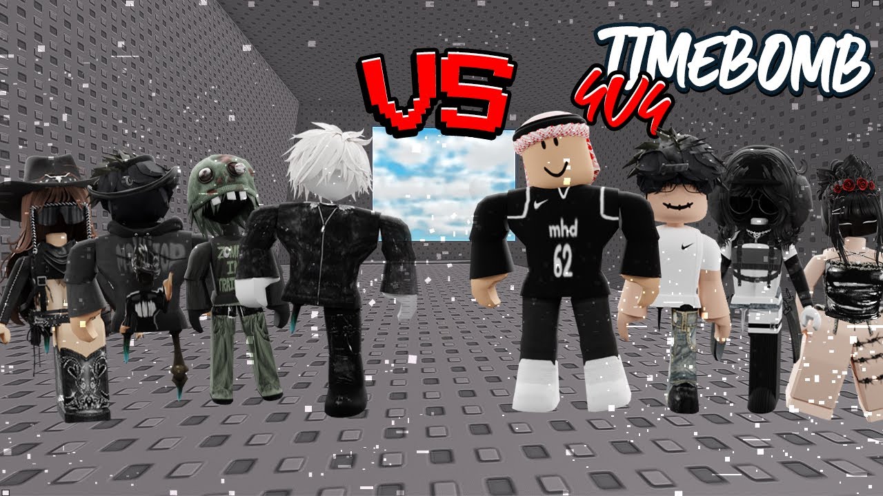 لعبت ‏Time bomb 💣) 4v4) فريقي ضد فريق mhd مين راح يفوز🏆؟ #roblox