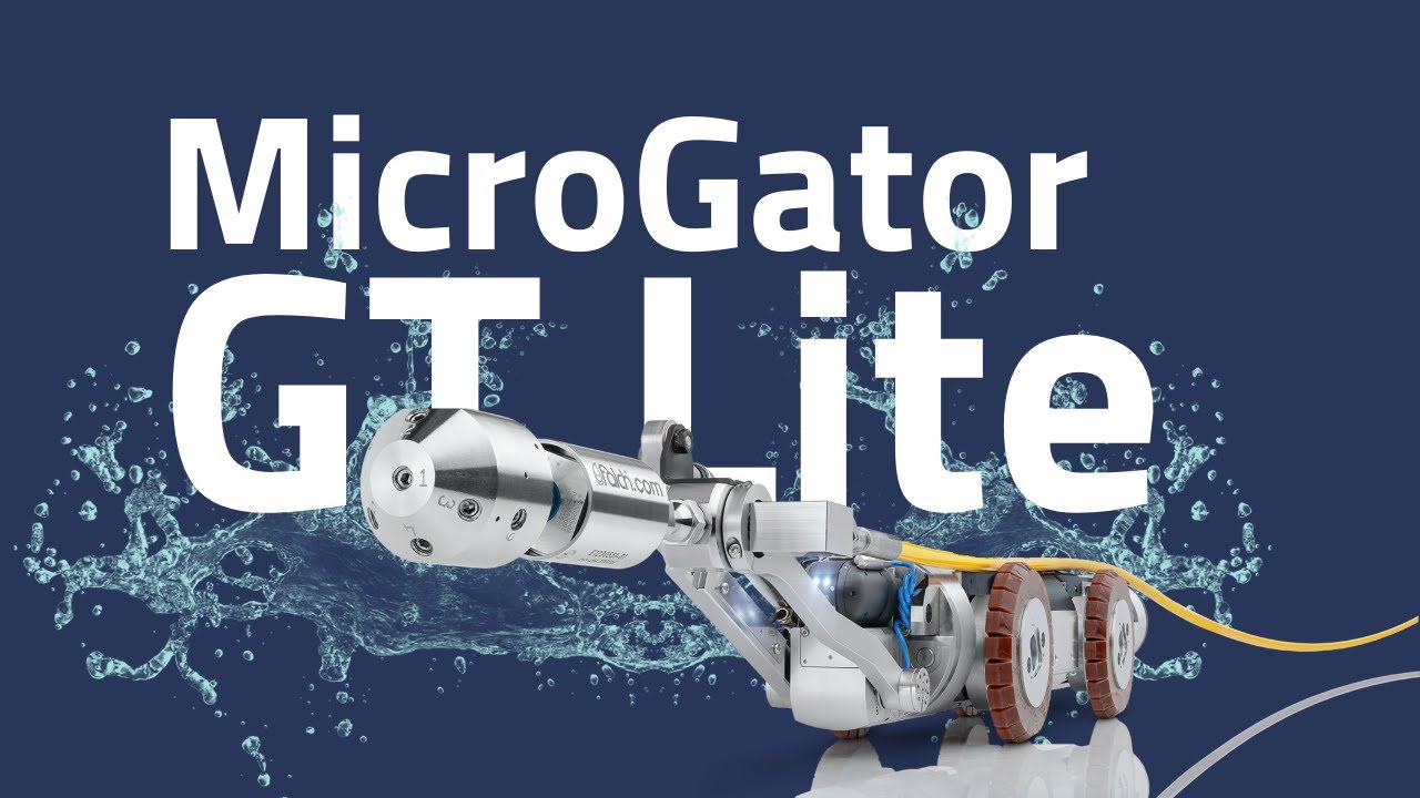𝗠𝗶𝗰𝗿𝗼𝗚𝗮𝘁𝗼𝗿 𝗚𝗧 𝗟𝗶𝘁𝗲: Roboter für Höchstdruck-Power | Wasserstrahlfräsen im Kanal