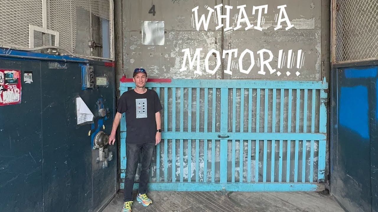 Historic OTIS Freight Elevator in a warehouse in Detroit with EPIC MOTOR