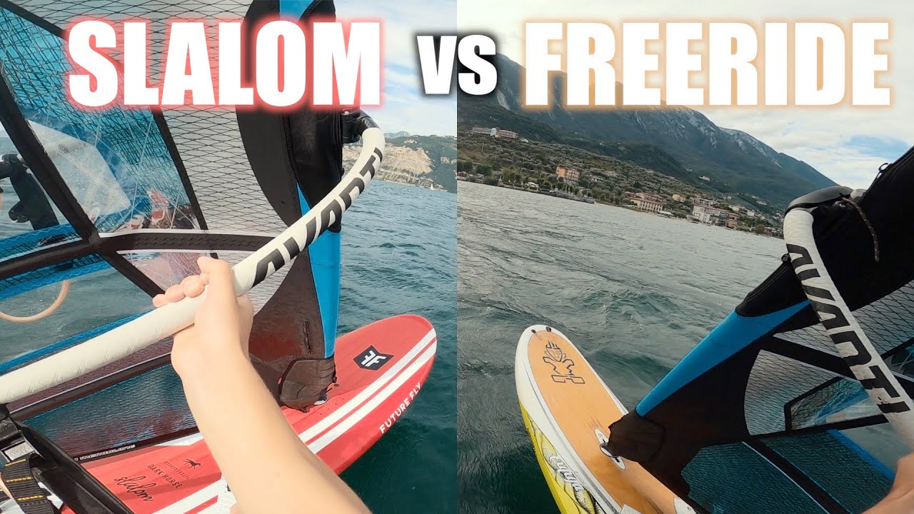 FREERIDE vs SLALOM Windsurf Board Vergleich