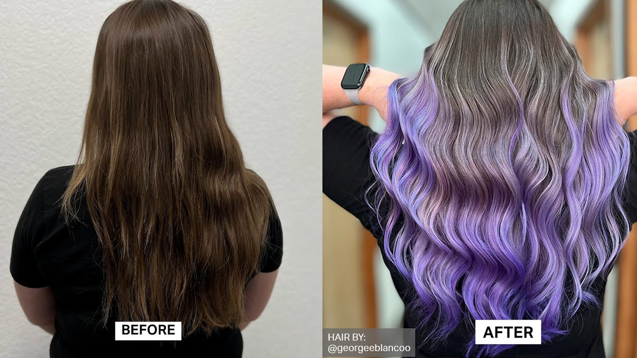Lavender Ombre Step-by-Step Hair Color | PRAVANA Color