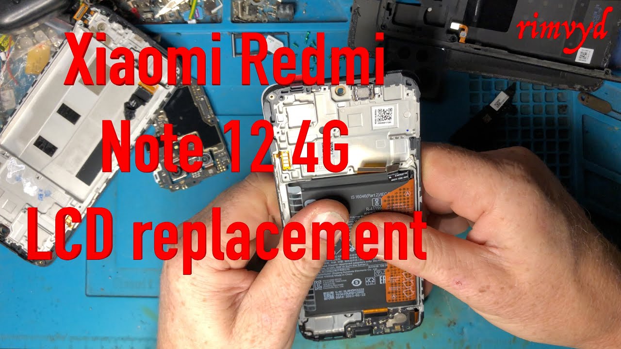 Xiaomi Redmi Note 12 4G,how to disassembly ,display replacement