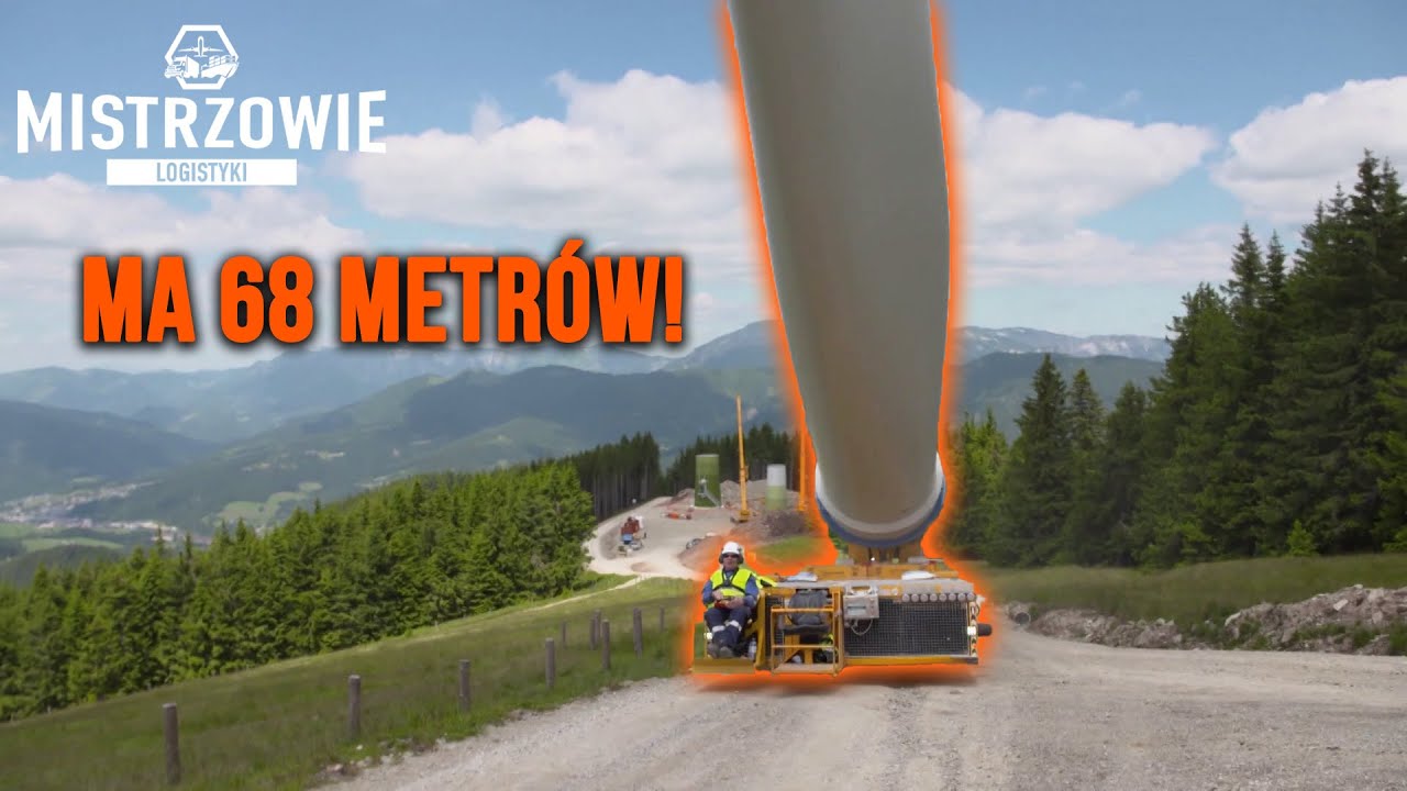 Zobacz, jak transportuje się ogromne skrzydła wirników! | Mistrzowie logistyki