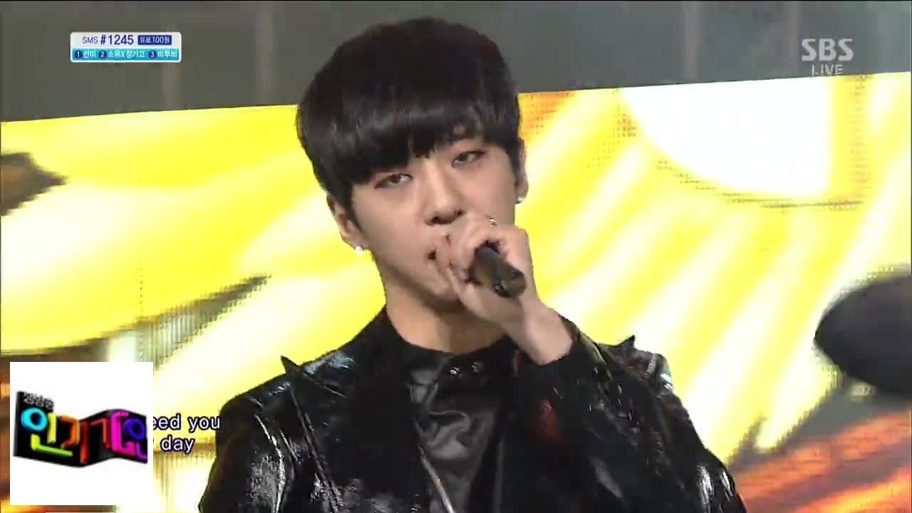 [B.A.P] - 1004 (Ангел) @ Популярная песня Inkigayo 140302