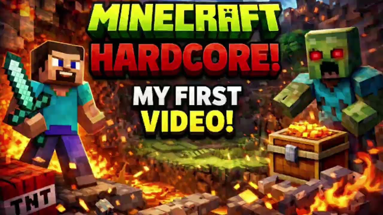 Minecraft Hardcore | My First Video🥳