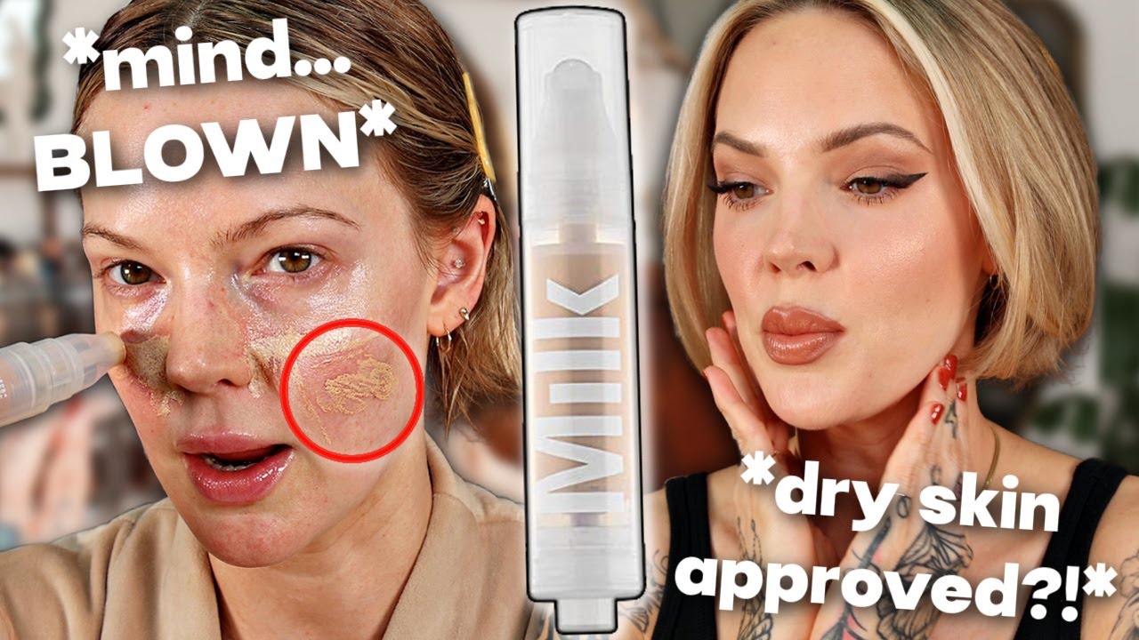 MILK MAKEUP SUNSHINE SKIN TINT and SUNSHINE UNDEREYE BRIGHTENER REVIEW good for dry skin?!