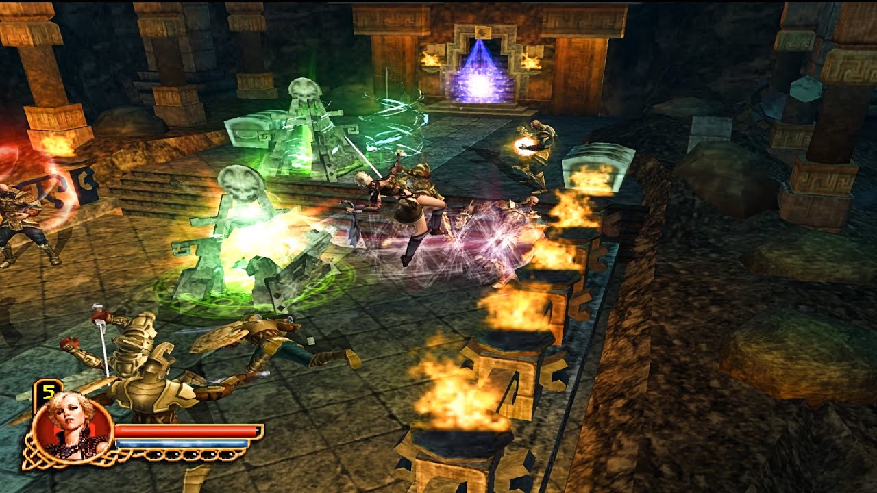 Gauntlet: Seven Sorrows PS2 Прохождение #2 (Проход через подземелье)