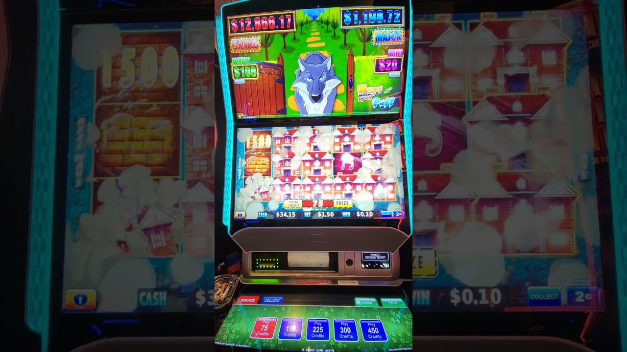 huff and more puff huge #grand jackpot on 2 cent minimum bet🤑 @ #huffnmorepuff huge #jackpot #shorts