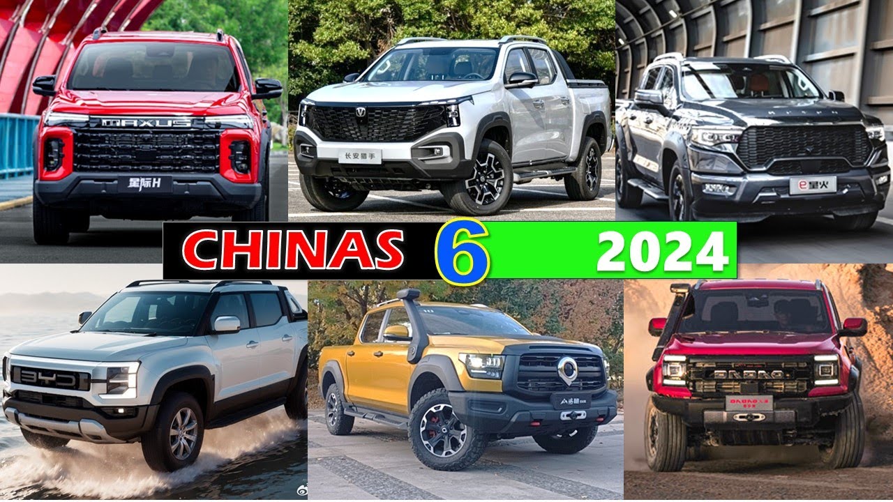 🔥 TOP 6 Pick Ups CHINAS 2024 Muy BESTIAS! 🔥 | Vary Topics