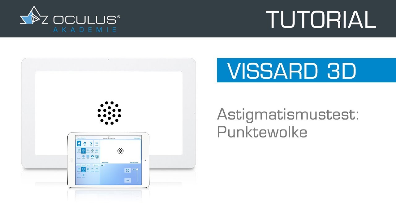 OCULUS Akademie - Vissard 3D: Astigmatismustest - Punktewolke