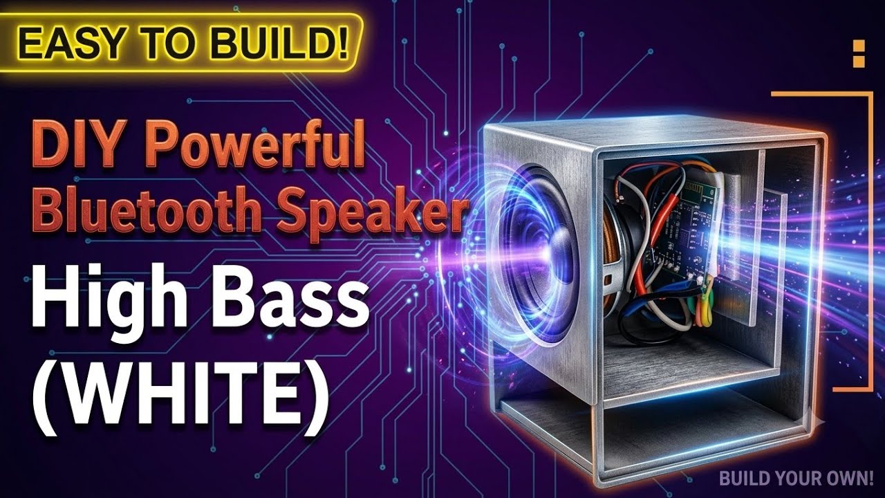 Homemade Diy Bluetooth Speaker With Powerful High Bass | DIY innovation