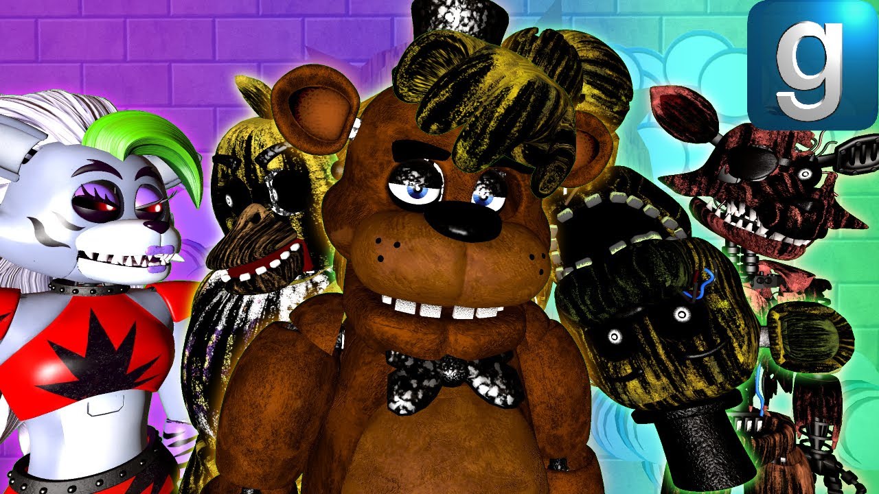 Gmod FNAF | Freddy And His Friends Meet The Phantoms!