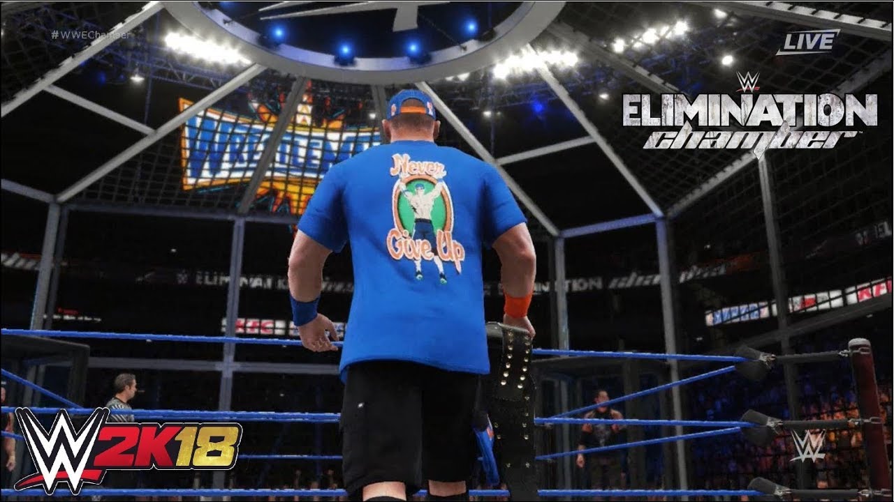 WWE 2K18 - John Cena vs. AJ Styles. vs. Dean Ambrose vs. Bray Wyatt vs. Baron Corbin vs. The Miz