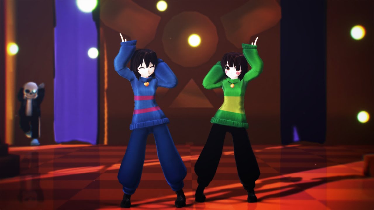 【MMD x Undertale】Hi-Fi Raver【Frisk,Chara】
