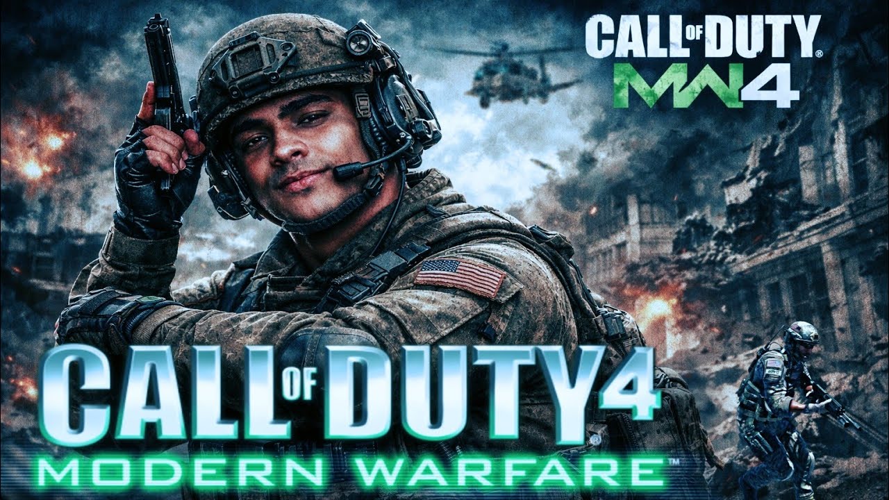 CALL OF DUTY 4 MODER WARFARE GAMEPLAY 