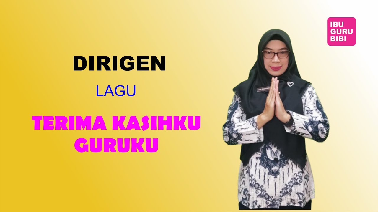 TUTORIAL DIRIGEN TERIMA KASIHKU (Guruku) - Gampang dan Mudah Dipelajari