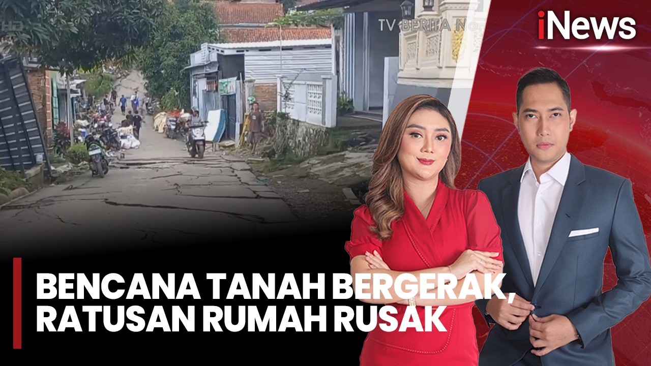 Bencana Tanah Bergerak, Ratusan Rumah Rusak dan Warga Evakuasi Harta Benda |iNews Sore (09/02)