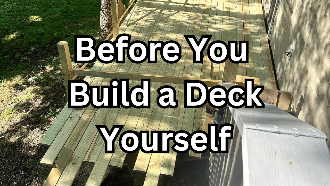 Should You Build a DIY Deck Yourself? #diy #diydeck #deckbuilding #outdoorproject #deckbuildingtips