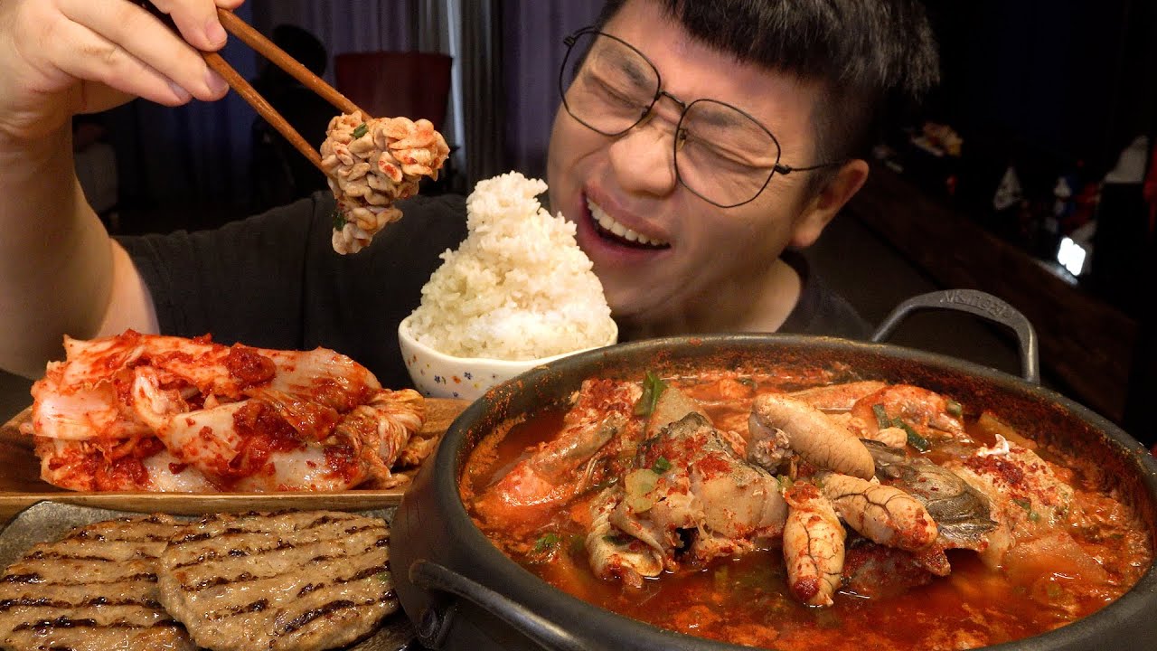 먹방창배 오늘은 동태알탕으로 드세요 지금딱입니다 대박 레전드 먹방 Spicy Pollack Soup eatingshow realsound koreanfood Mukbang asmr