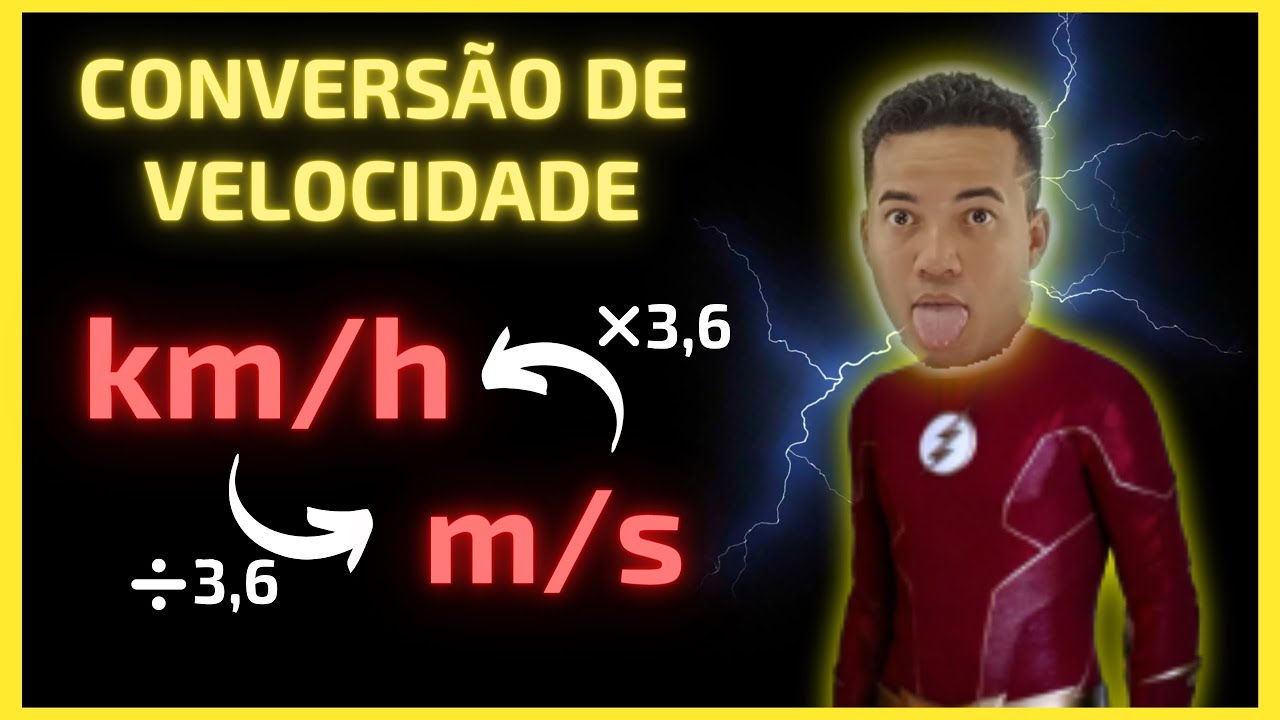 APRENDA a CONVERTER m/s em km/s (12 EXEMPLOS RESOLVIDOS) Prof. Paulo Bufada