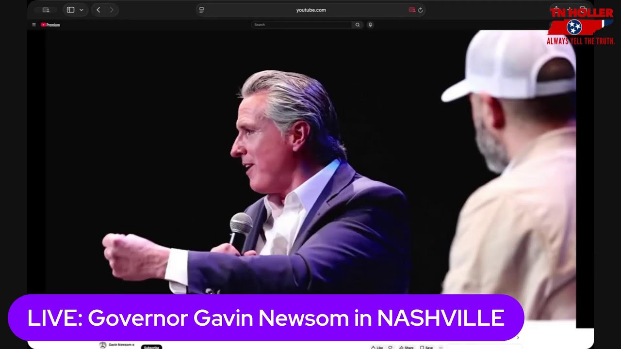 LIVE: Governor Gavin Newsom In NASHVILLE