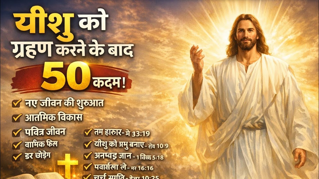 नए विश्वासियों के लिए 50 ज़रूरी कदम50 Essential Steps for New Believers