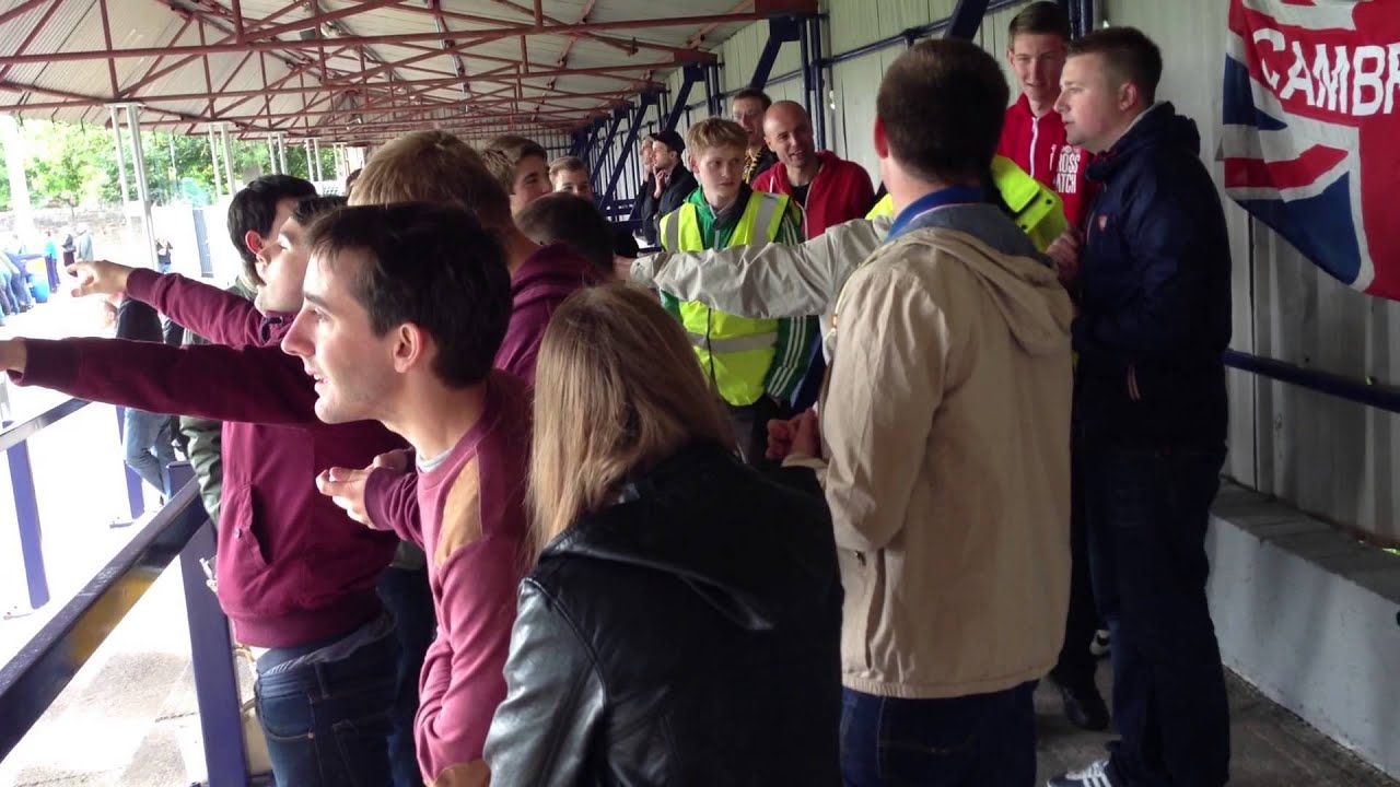 CUFC fans at Hyde FC