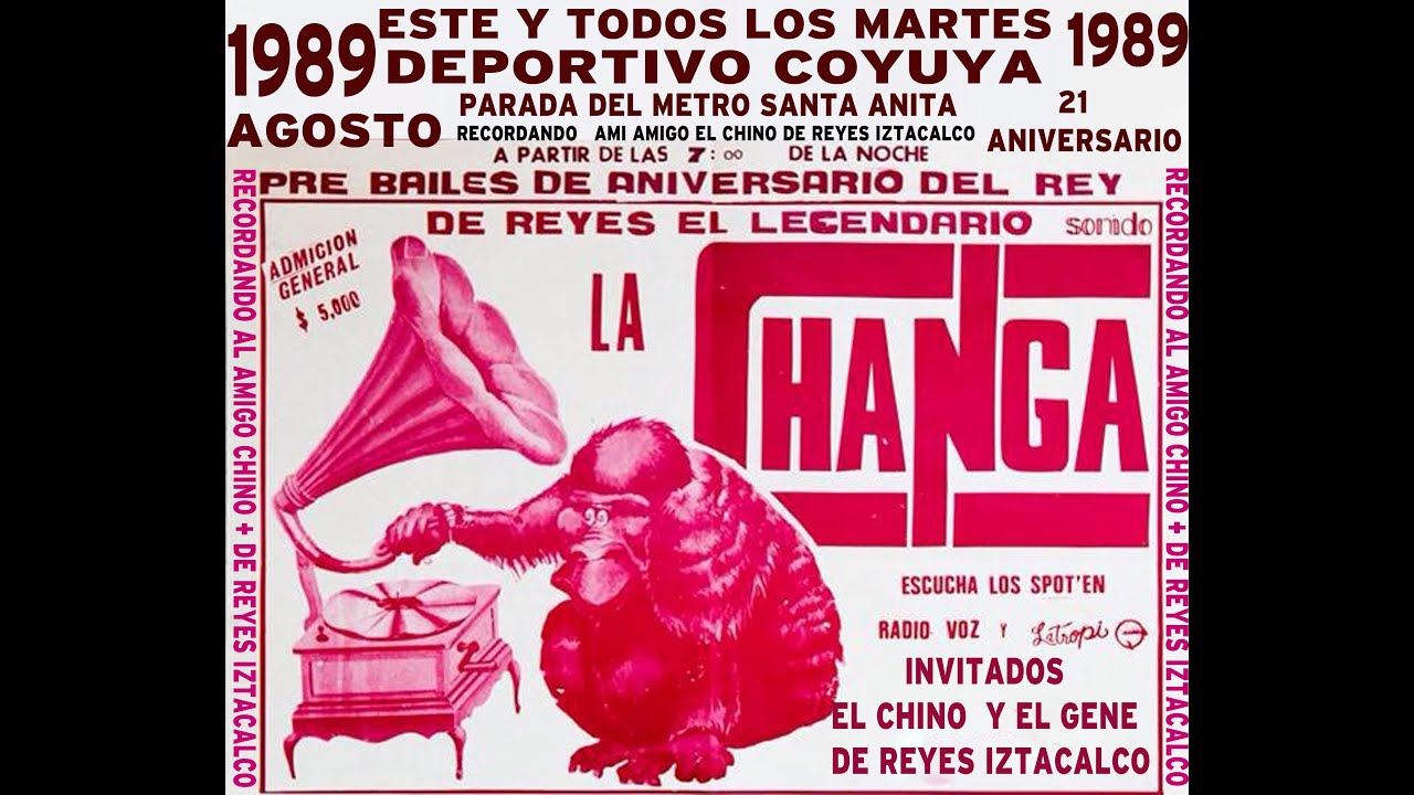 SONIDO LA CHANGA 1989 ENTREGA DEPORTIVO COYUYA
