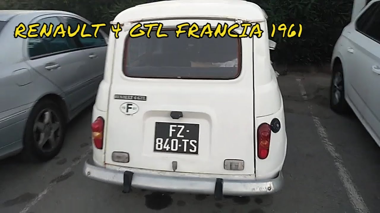 Avistamiento Renault 4 GTL Francia 1961