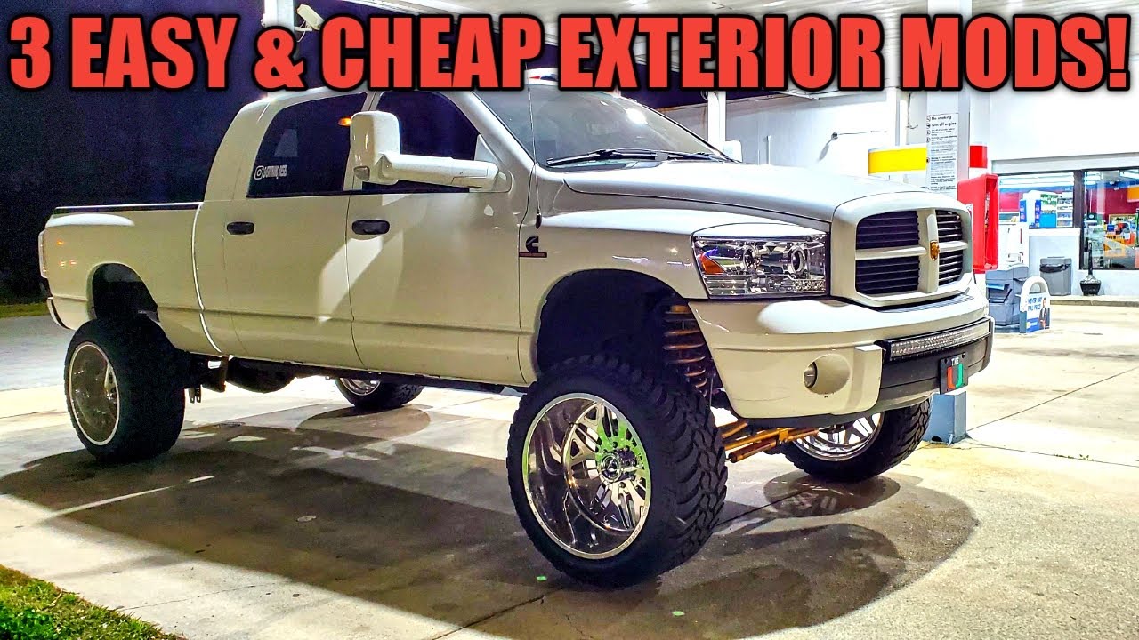 TOP 3 APPEARANCE MODS FOR A 3RD GEN CUMMINS!!