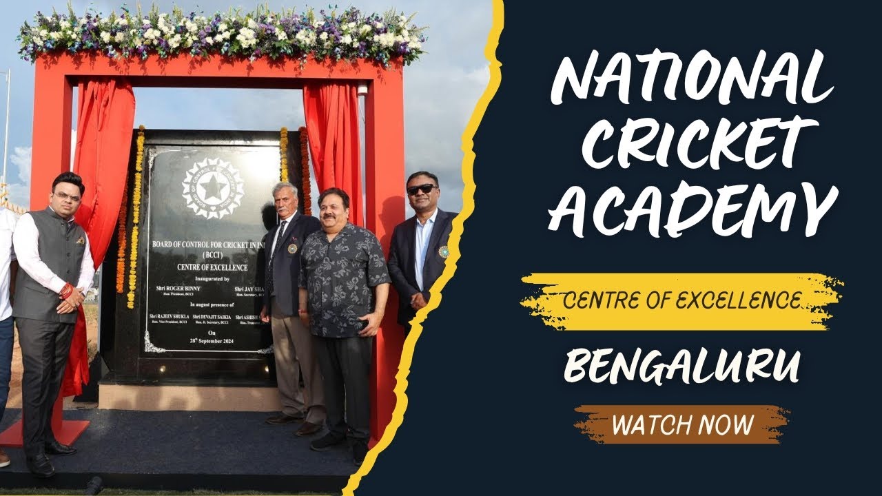 Experience the Excellence | NEW NCA Inauguration | Jay Shah & Roger Binny | New Centre in Bengaluru