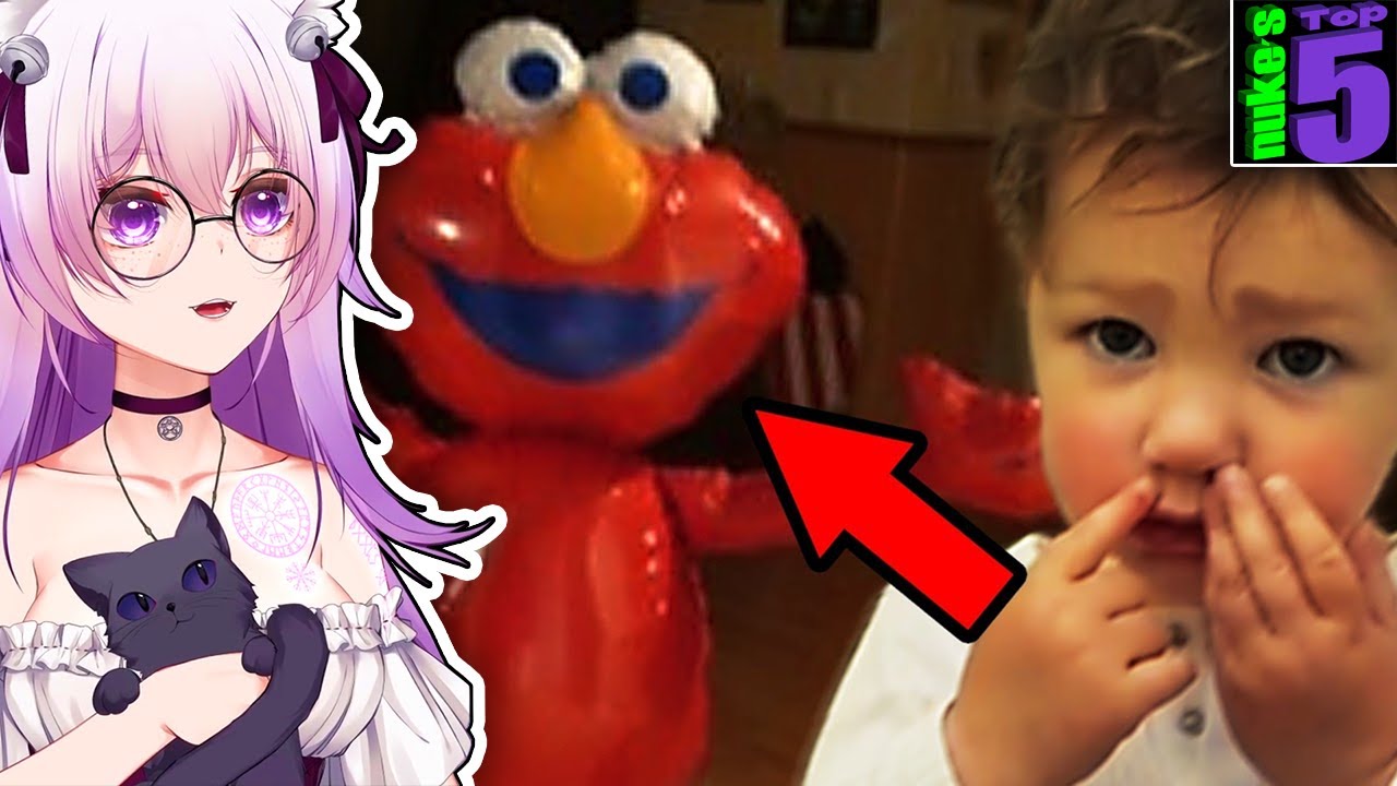 10 SCARY Videos For FULL SCREEN TERROR | Nuke's Top 5 React