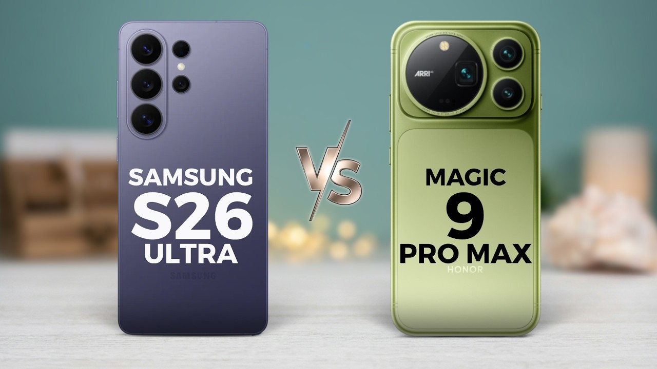 SAMSUNG S26 ULTRA VS HONOR MAGIC 9 PRO MAX