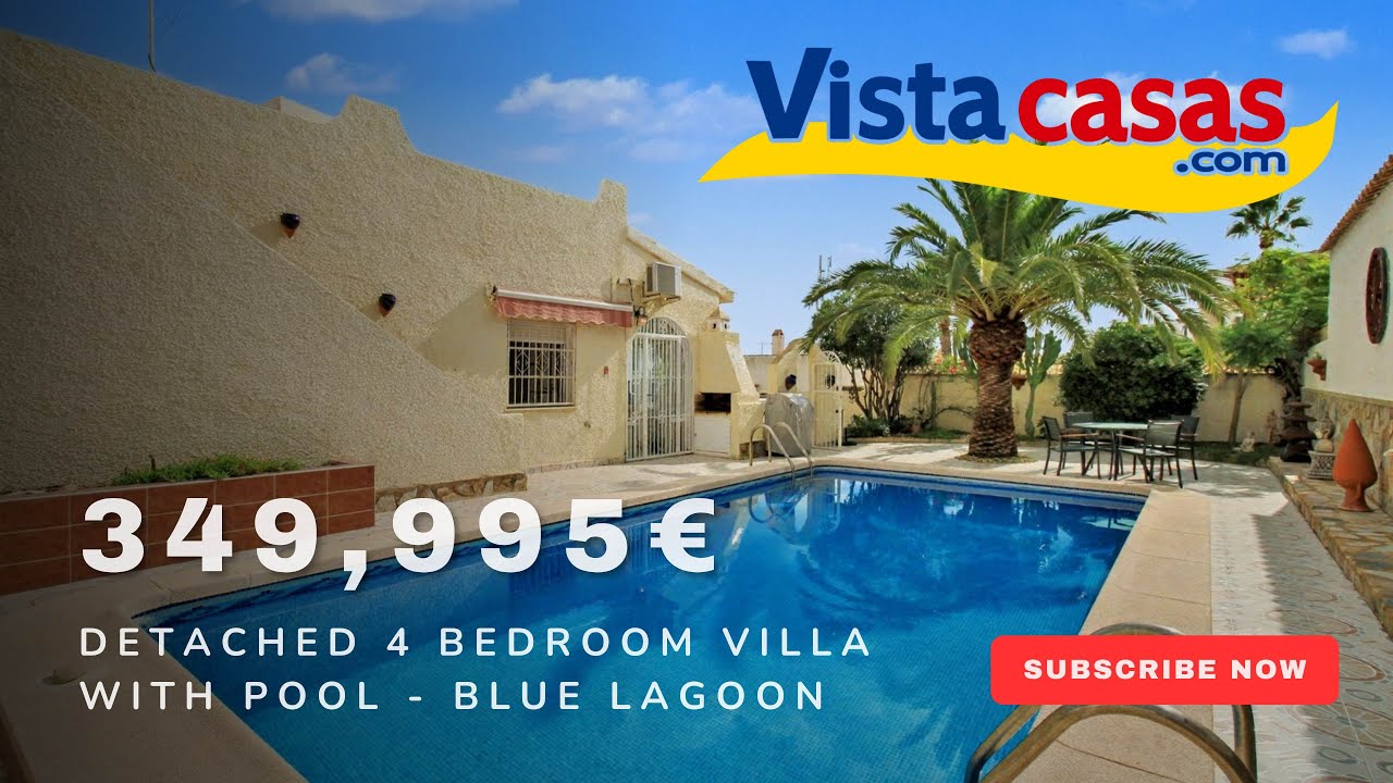 4-Bedroom Detached Villa with Private Pool for Sale in Villamartin | 349,995€