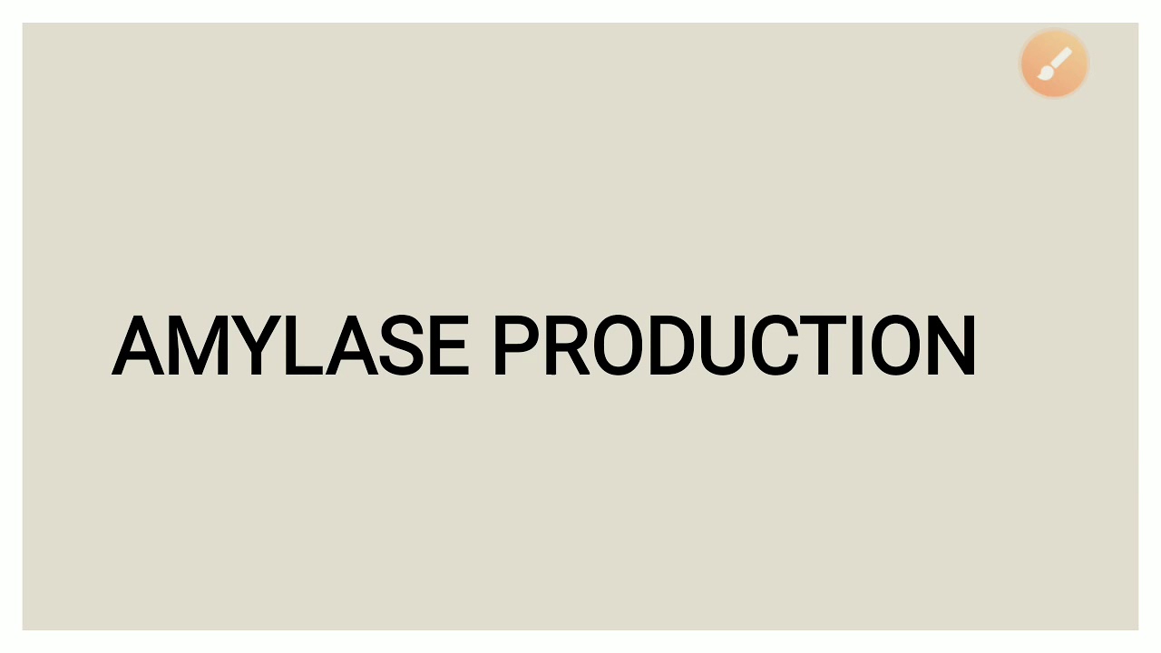 Amylase production ( Industrial Microbiology)