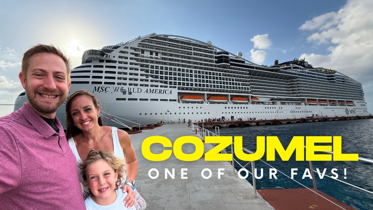 MSC World America Brand New! Cozumel Day 5 Paradise Beach Club & MORE!