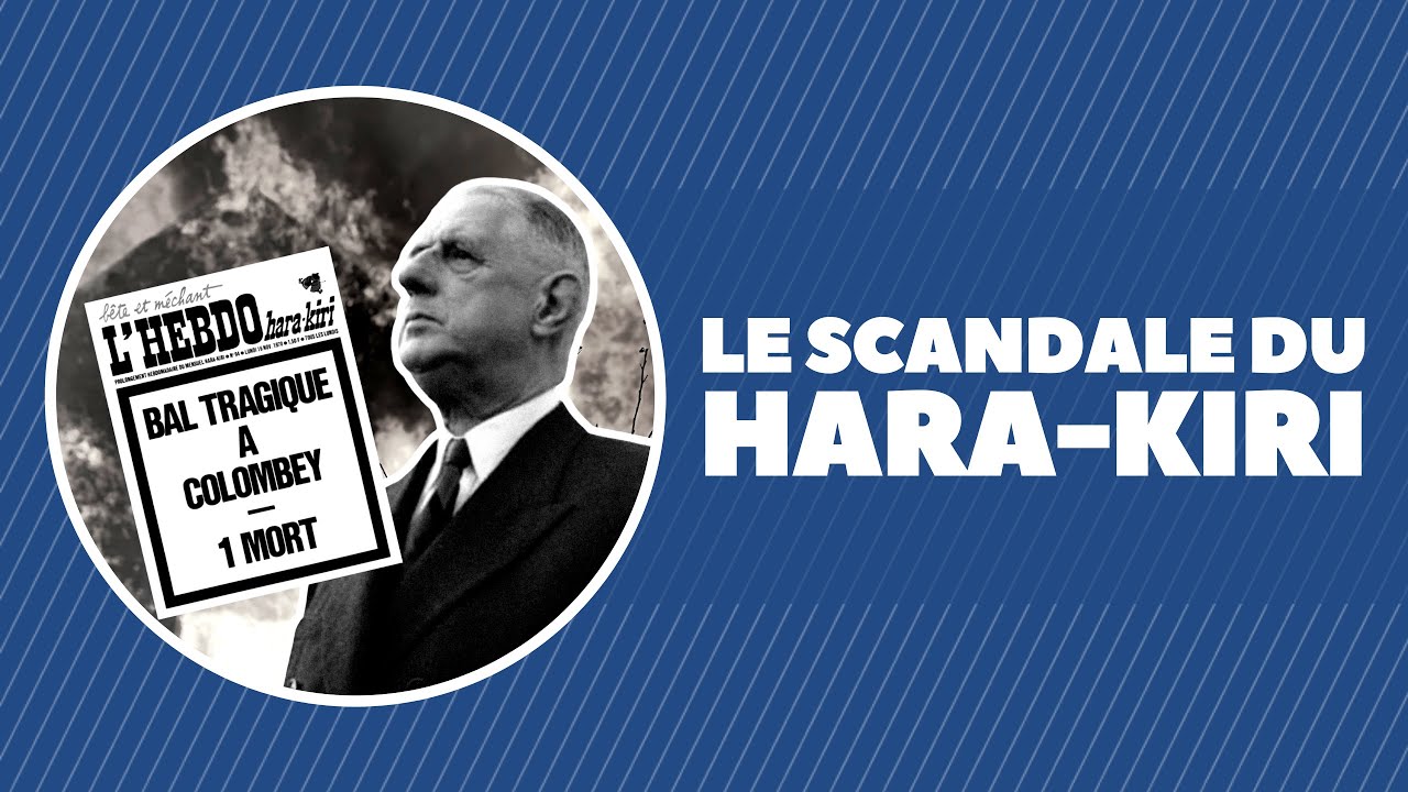 À la mort du général de Gaulle, le scandale du Hara-Kiri