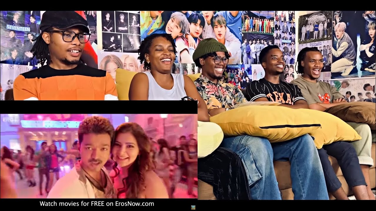 Africans React to Selfie Pulla | Full Video Song | Kaththi | Thalapathy Vijay, Samantha | Anirudh