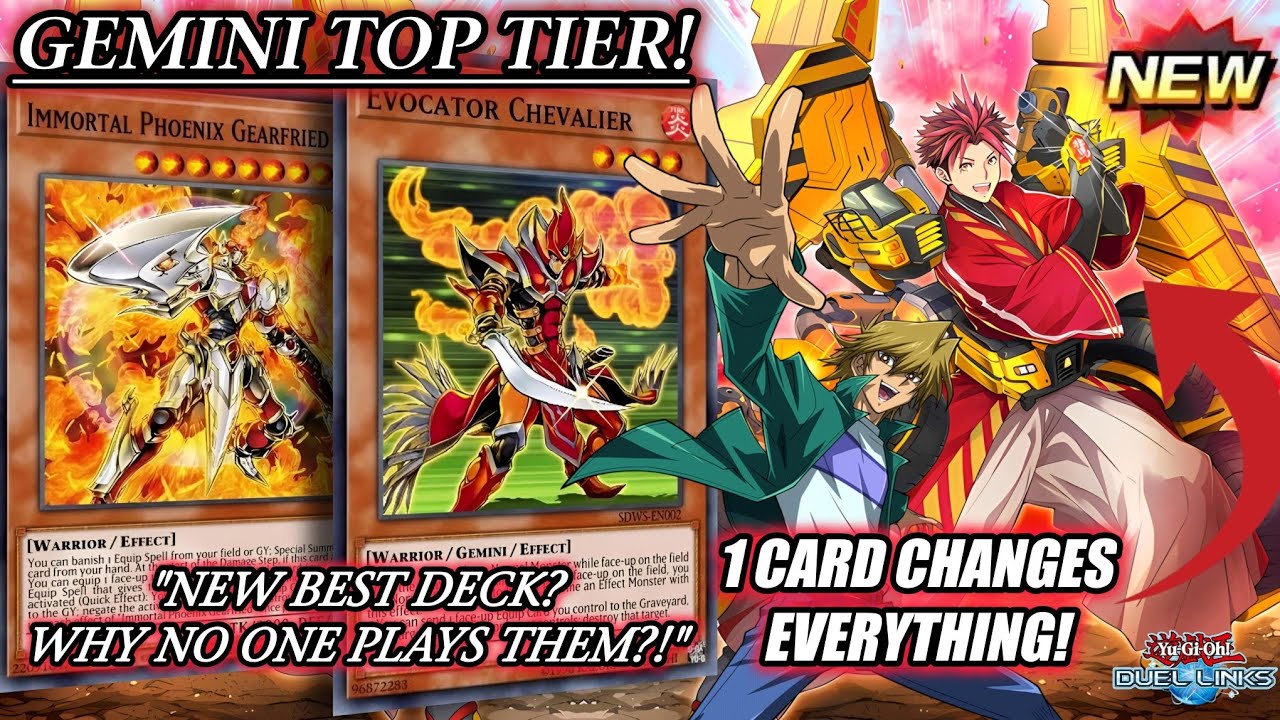 GEMINI are FINALLY TOP TIER with NEW SUPPORT: Geminize Lord Goldknight is INSANE! [DUEL LINKS]