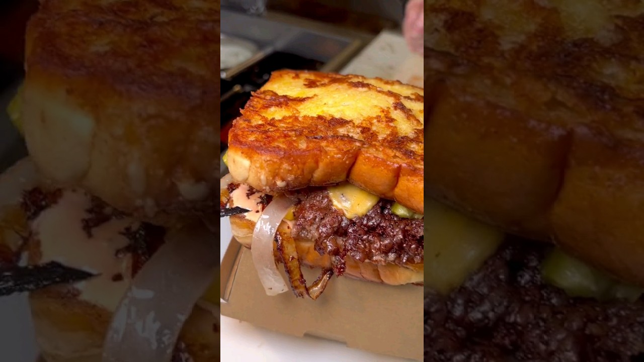 Burger Toast #food #shorts #fyp