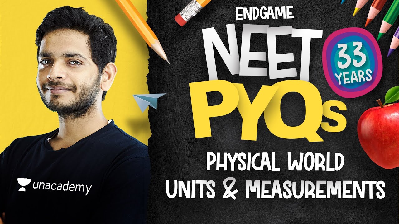 NEET All PYQs 01: Physical World, Units & Measurements | Physics Endgame with Vikrant Kirar
