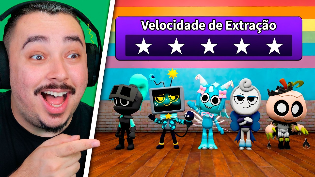 ⚙️ SÓ PODE TOON com 5 de EXTRAÇÃO nesse TIME!! | DANDY'S WORLD - ROBLOX