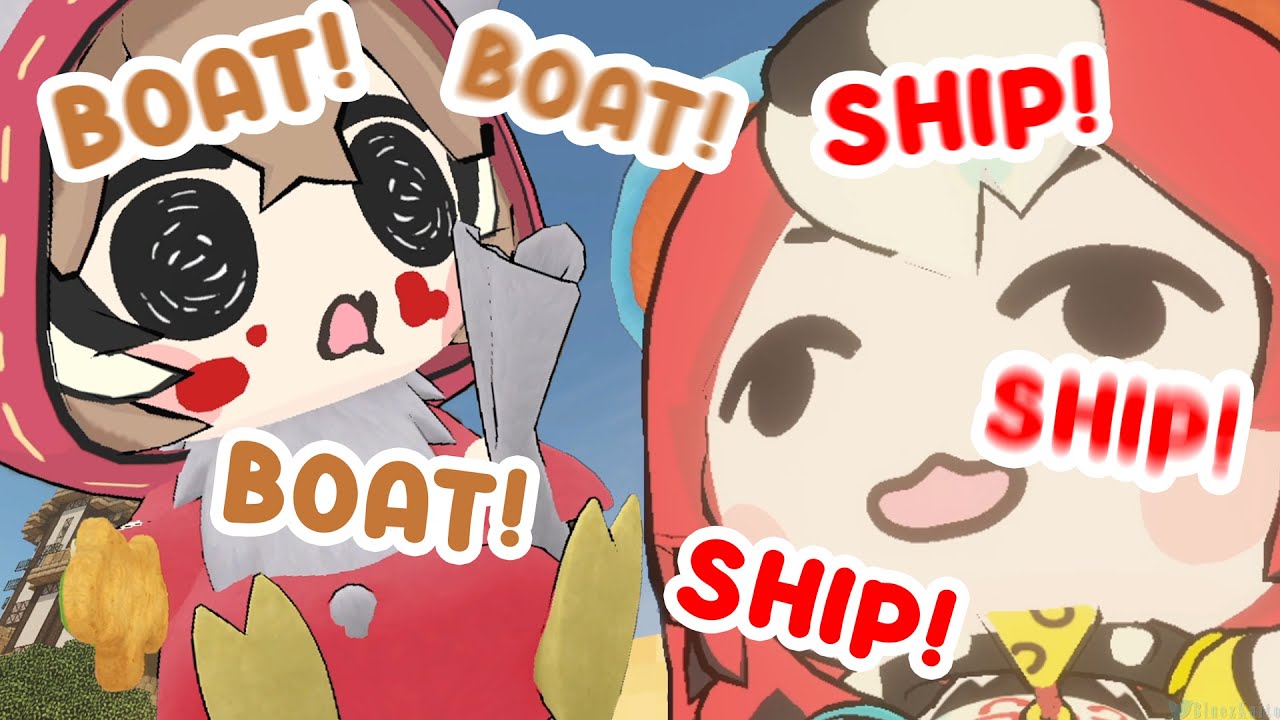 MUMEI and KAELA got into an ARGUMENT with BAE about SHIPS AND BOATS! |【MINECRAFT】